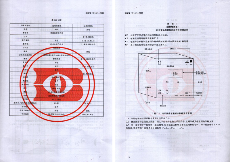 軍興溢美成為出口商品包裝通則國家標準的起草單位之一